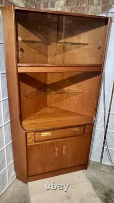 G-Plan Teak Fresco Corner Cabinet (Late 1960s-1970s) Superior Quality Retro