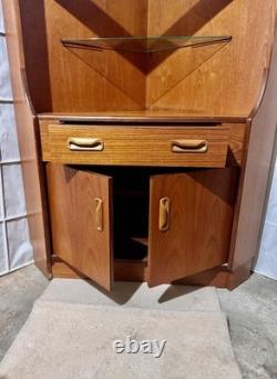 G-Plan Teak Fresco Corner Cabinet (Late 1960s-1970s) Superior Quality Retro