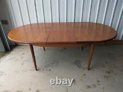 G Plan Teak Vintage Retro Large Extending Dining Kitchen Table Uk Delivery