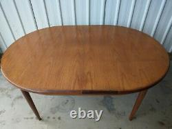 G Plan Teak Vintage Retro Large Extending Dining Kitchen Table Uk Delivery