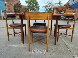 G Plan Vintage Fresco Extending Circular Table 4 Chairs