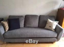 G Plan Vintage The Sixty Seven Large 3 Seater Sofa blue/grey marl