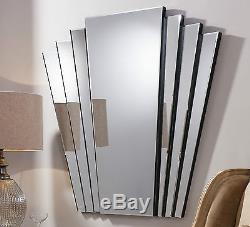 Gatsby Extra Large Art Deco Style Retro Vintage Overmantle Wall Mirror 39 x 39