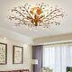 Gold Vintage Crystal Chandeliers 5light Ceiling Lighting Fixture For Living Room