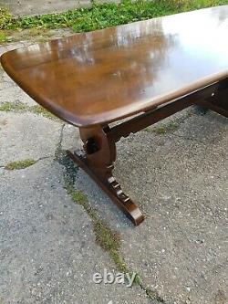 Gorgeous Ercol Vintage Retro 6 Foot Refectory Dining Kitchen Table