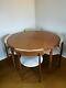 Gplan Fresco Solid Teak Extending Dining Table And 4 Chairs Vintage Retro