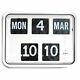 Grayson White Digital Easy To Read Calendar Wall Clock Bank Shop Bnib G225