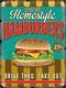 Hamburger Retro Diner Metal Wall Sign (2 Sizes Jumbo / Super Jumbo)