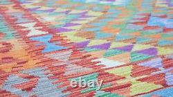 Handmade Kilim Rug Carpet / Vintage Bathroom Rug 3.5x4.9 ft Organic Kidsroom Rug