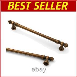 Heavy-Duty 10-Pack 7.5 Inch Brass Handles Vintage Retro Kitchen Drawer Pulls