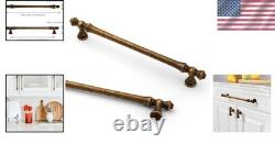 Heavy-Duty 10-Pack 7.5 Inch Brass Handles Vintage Retro Kitchen Drawer Pulls