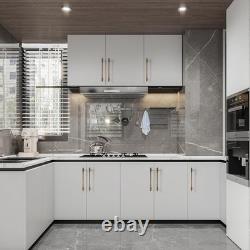 Heavy-Duty 10-Pack 7.5 Inch Brass Handles Vintage Retro Kitchen Drawer Pulls