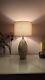 Heavy Vintage Stoneware Lamp Base, Converted To Table Lamp. Shade Included