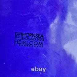 Hornsea Pottery Set Of 3 Heirloom Midnight Blue Tea Coffee Sugar Storage Jars