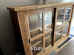 Housekeeper Dresser Kitchen Cupboard Vintage Retro Vintage Glazed Solid Pine