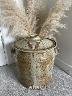 Huge Vintage Stoneware Jar / Bread Bin / Fermentation Jar