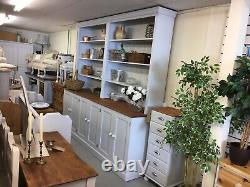Huge vintage Painted Pine Dresser, kitchen Cupboards+Draw, Kent Furniture Showroom