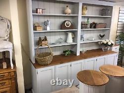 Huge vintage Painted Pine Dresser, kitchen Cupboards+Draw, Kent Furniture Showroom