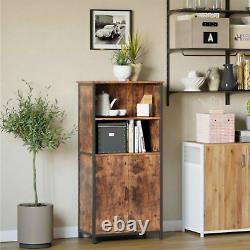 INDUSTRIAL Cabinet Tall Cupboard Kitchen Pantry Bookcase Vintage Style Unit Rack