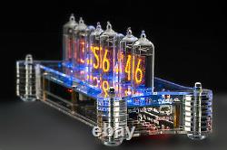 IN-14 Arduino Shield Nixie Tubes Clock in Acrylic Case Temp sensor GPS Remote