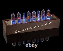 IN-14 Fine Grid Nixie Tubes Clock in Wooden Case 12/24H SlotMachine GRA & AFCH