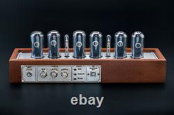 IN-18 NIXIE Tubes Clock Divergence Meter GPS Sync 12/24H FREE Shipping 3-5Days