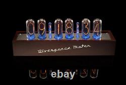 IN-18 Nixie Tubes Clock in Wooden Case Divergence Meter WITHOUT TUBES GRA&AFCH