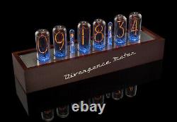 IN-18 Nixie Tubes Clock in Wooden Case Divergence Meter WITHOUT TUBES GRA&AFCH