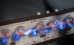IN-18 Nixie Tubes Clock in Wooden Case Divergence Meter WITHOUT TUBES GRA&AFCH