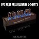 In-18 Nixie Tubes Clock In Wooden Case Ups Fast Free Shipping 3-5 Days