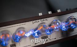 IN-18 Nixie Tubes Clock in Wooden Case UPS FAST FREE Shipping 3-5 Days