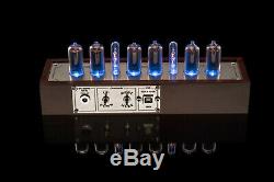 IN-8-2 NIXIE Tubes Clock Musical, USB, RGB, Arduino, Divergence Meter GRA&AFCH