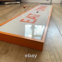 Indoor EAT DRINK Sign Home House Kitchen Cafe Food Mancave