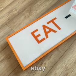 Indoor EAT DRINK Sign Home House Kitchen Cafe Food Mancave