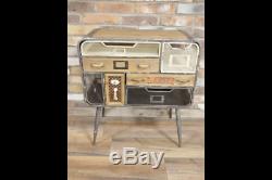 Industrial 7 Drawer Vintage Style Funky Quirky Cabinet Storage Unit Originality