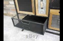 Industrial 8 Drawer Vintage Style Funky Quirky Cabinet Storage Unit Originality
