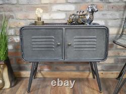 Industrial Cabinet 2 Door Metal Cabinet Vintage Style Rustic Cabinet