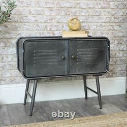 Industrial Cabinet 2 Door Metal Cabinet Vintage Style Rustic Cabinet