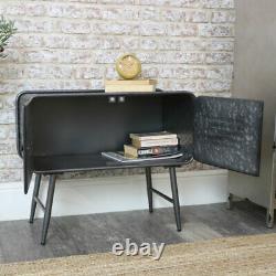 Industrial Cabinet 2 Door Metal Cabinet Vintage Style Rustic Cabinet