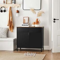 Industrial Cupboard Sideboard Cabinet Rustic Storage Doors Vintage Retro Style