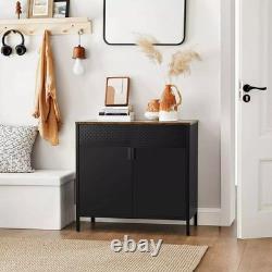 Industrial Cupboard Sideboard Cabinet Rustic Storage Doors Vintage Retro Style