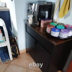 Industrial Cupboard Sideboard Cabinet Rustic Storage Doors Vintage Retro Style