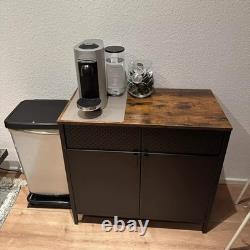 Industrial Cupboard Sideboard Cabinet Rustic Storage Doors Vintage Retro Style