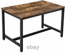 Industrial Dining Table Vintage Retro Furniture Rustic Metal Kitchen Breakfast