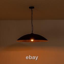 Industrial Farmhouse Retro Oversized Large Metal Dome Pendant Light For Kitchen