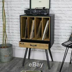 Industrial Filing Cabinet Retro Side Table Storage Rustic Office Cupboard New