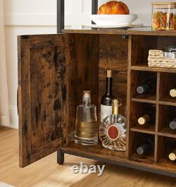 Industrial Kitchen Cabinet Vintage Storage Sideboard Pantry Buffet Door Unit