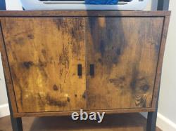 Industrial Ladder Shelf Rustic Metal Bookcase Cabinet Vintage Retro Furniture UK