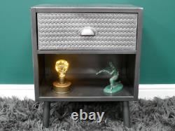 Industrial Metal Rustic Bedside Cabinet Chest of Drawers Vintage Storage Unit