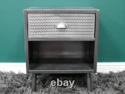 Industrial Metal Rustic Bedside Cabinet Chest of Drawers Vintage Storage Unit